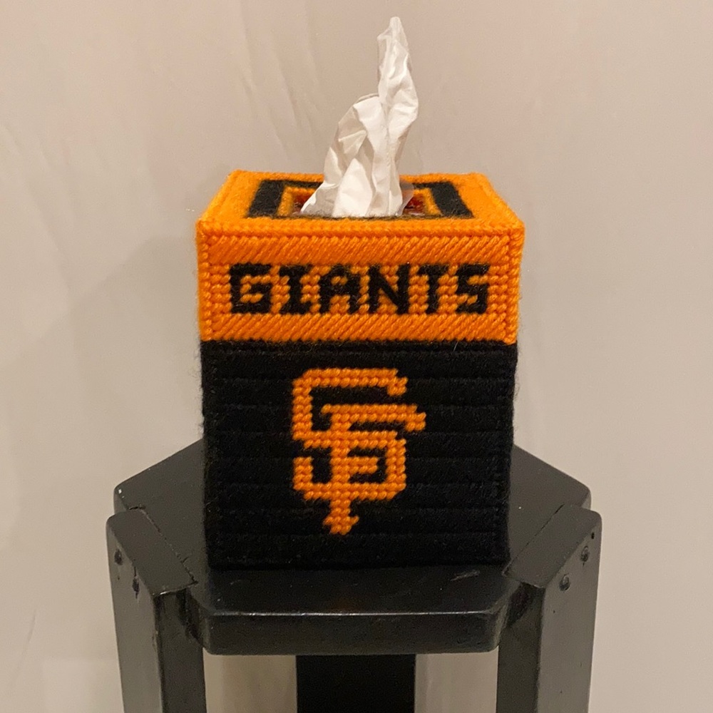 San Francisco Giants Cube Shaped Tissue Box Cover